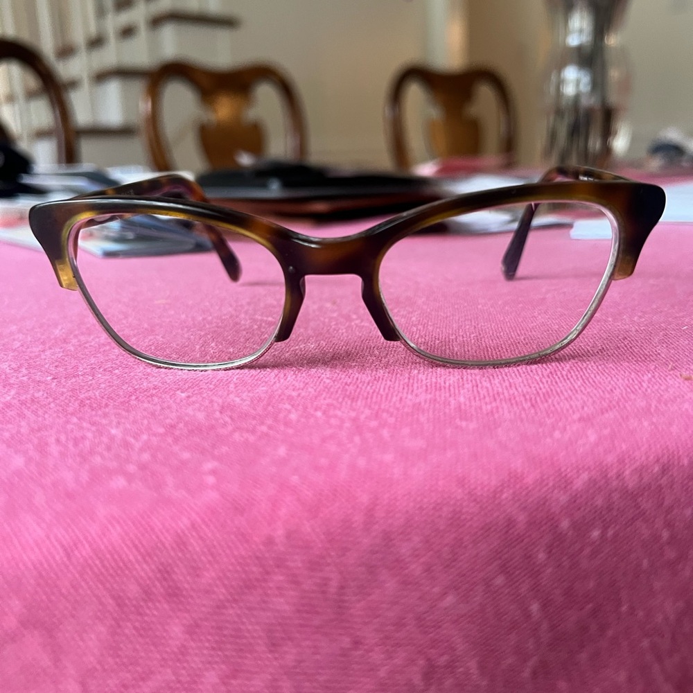 Warby Parker Tortoiseshell Cat Eye Glasses - Brown Tortoise